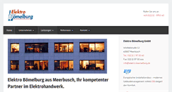 Desktop Screenshot of elektro-boemelburg.de